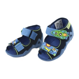 Befado Kinderschuhe 250P091 marineblau blau mehrfarbig 2