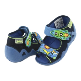 Befado Kinderhausschuhe 250P091 Marineblau 4
