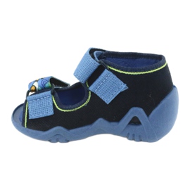 Befado Kinderhausschuhe 250P091 Marineblau 2