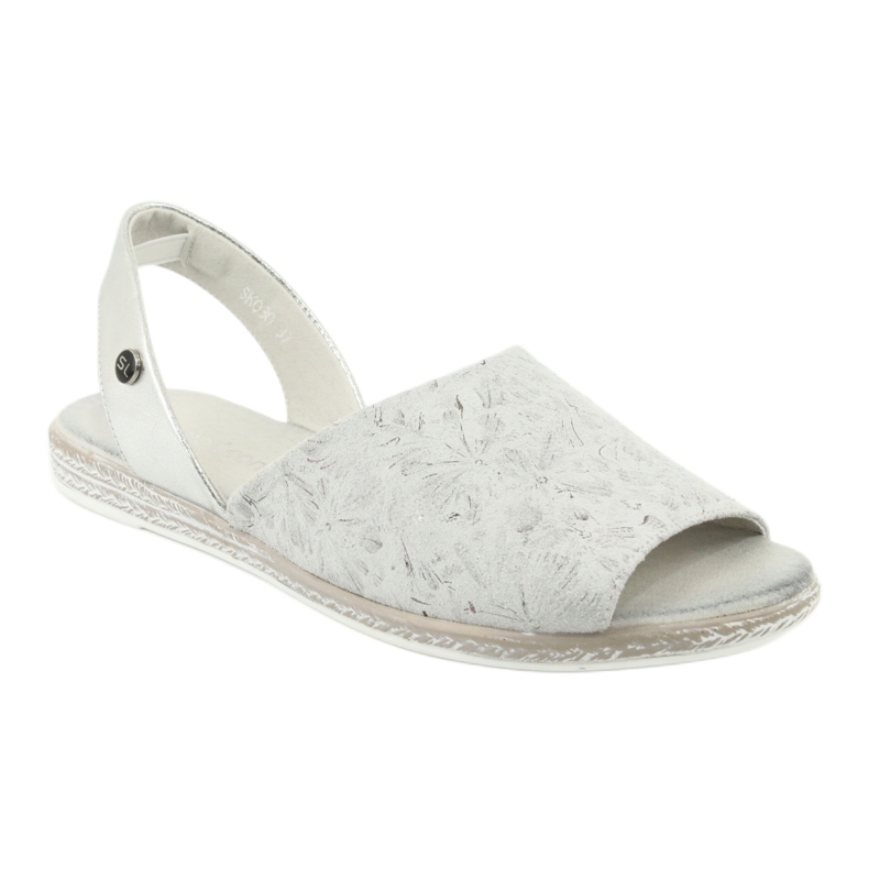 Damen Sandalen grau / silber Sergio Leone SK030 1