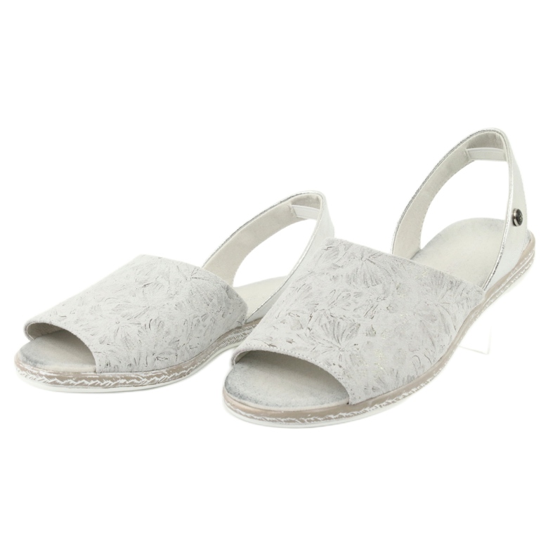 Damen Sandalen grau / silber Sergio Leone SK030 3