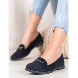 Miss Laura Marineblaue Wildlederschuhe 2