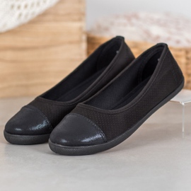 McKey Lässige schwarze Ballerinas 2