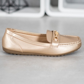 Fama Elegante goldene Loafer 2