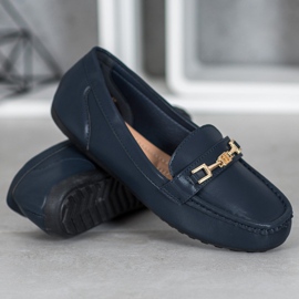Fama Elegante marineblaue Loafer 2