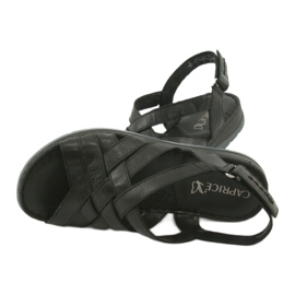 Komfort-Ledersandalen Caprice 28152 schwarz 5