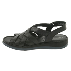 Komfort-Ledersandalen Caprice 28152 schwarz 2