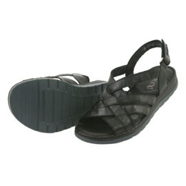 Komfort-Ledersandalen Caprice 28152 schwarz 4