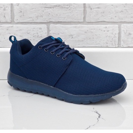 Marineblaue Sportschuhe LD18A-1 1