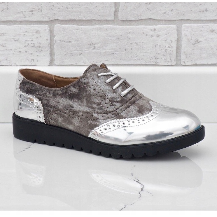 Rote Wildlederschuhe TL-62 grau 1