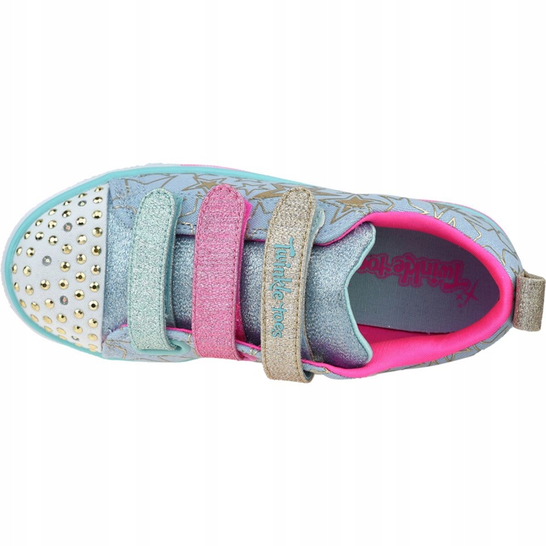Skechers Sparkle Lite-Stars The Limit Jr 314036L-LBMT Schuh blau rosa golden 2