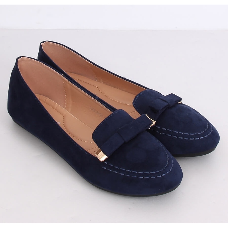 Marineblaue Loafer für Damen 2S2018-27 D.BLUE navy blau 1