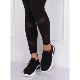 Schwarz ZH-6 Schwarze Sportschuhe 1