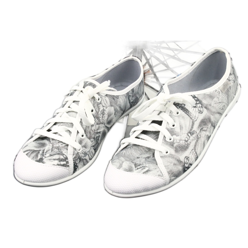 Befado Jugendschuhe 248Q023 weiß grau 3