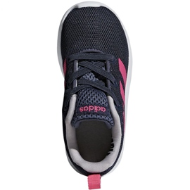 Schuhe adidas Lite Racer Cln K Jr BB7053 marineblau rosa 1