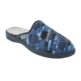 Befado farbige Kinderschuhe 707Y402 marineblau blau 1