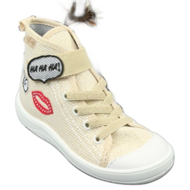 Befado Kinderschuhe 268X069 rot grau gelb 1