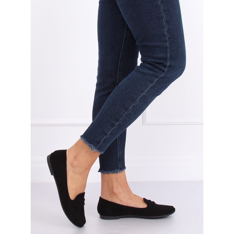 Schwarze Damen-Loafer 3900 Black 1