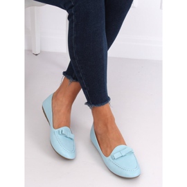 Blaue Damenslipper A8637 Blau 1