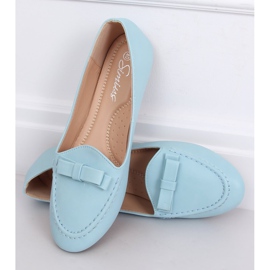 Blaue Damenslipper A8637 Blau 2