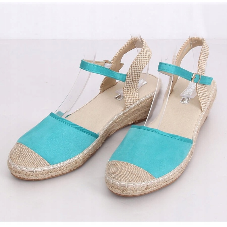 Espadrilles auf Keilen mint LLI-3M85 Grün mehrfarbig 1