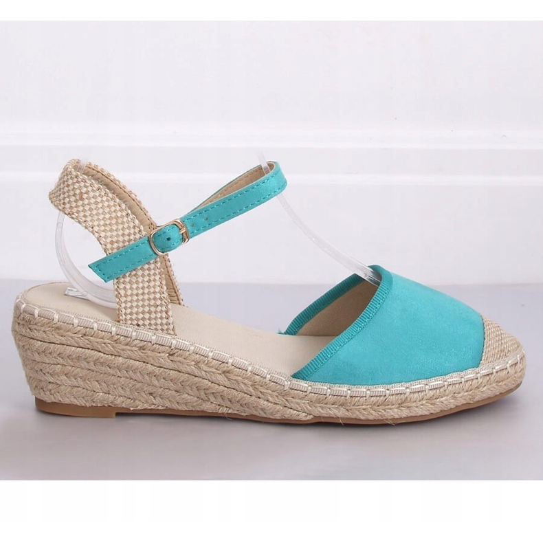 Espadrilles auf Keilen mint LLI-3M85 Grün mehrfarbig 2
