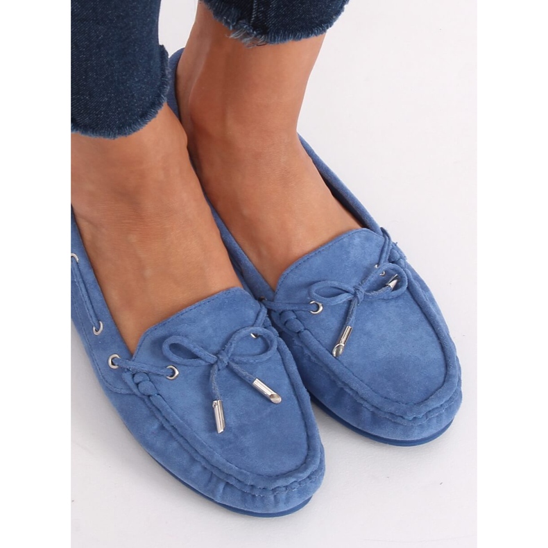 Blaue Damen Slipper RQ-1 Blau 2