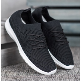 SHELOVET Durchbrochene Sportschuhe schwarz 1