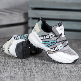 Bona Love Mesh-Sneakers weiß schwarz 2