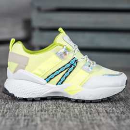 Bona Love Mesh-Sneakers weiß mehrfarbig grün 2