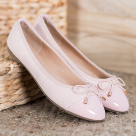 Fama Ballerina mit Nadelstreifen rosa 1