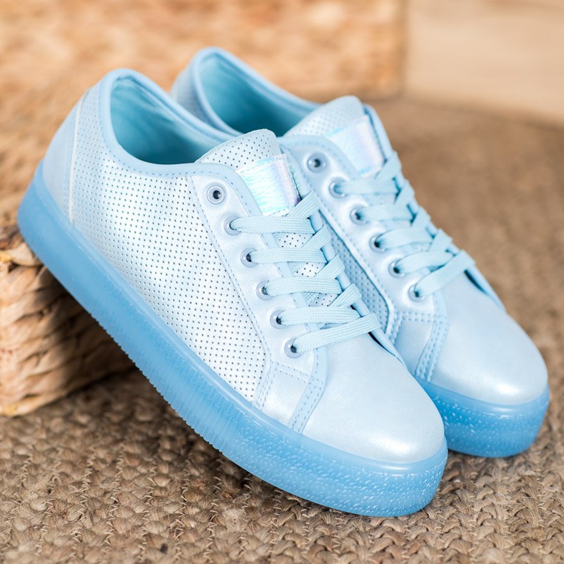 SHELOVET Blaue Turnschuhe 1