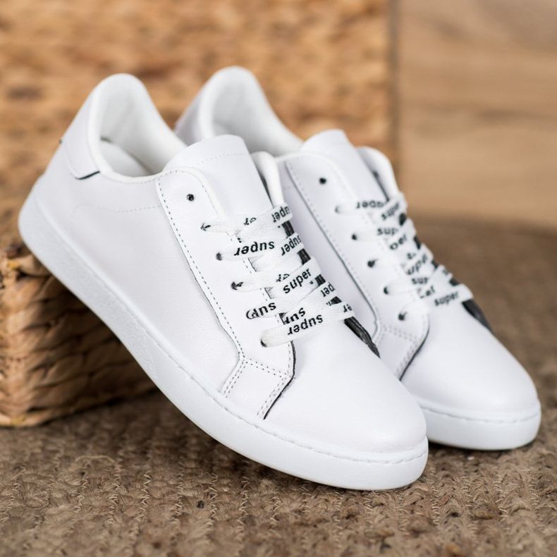 SHELOVET Supersportschuhe weiß schwarz 1