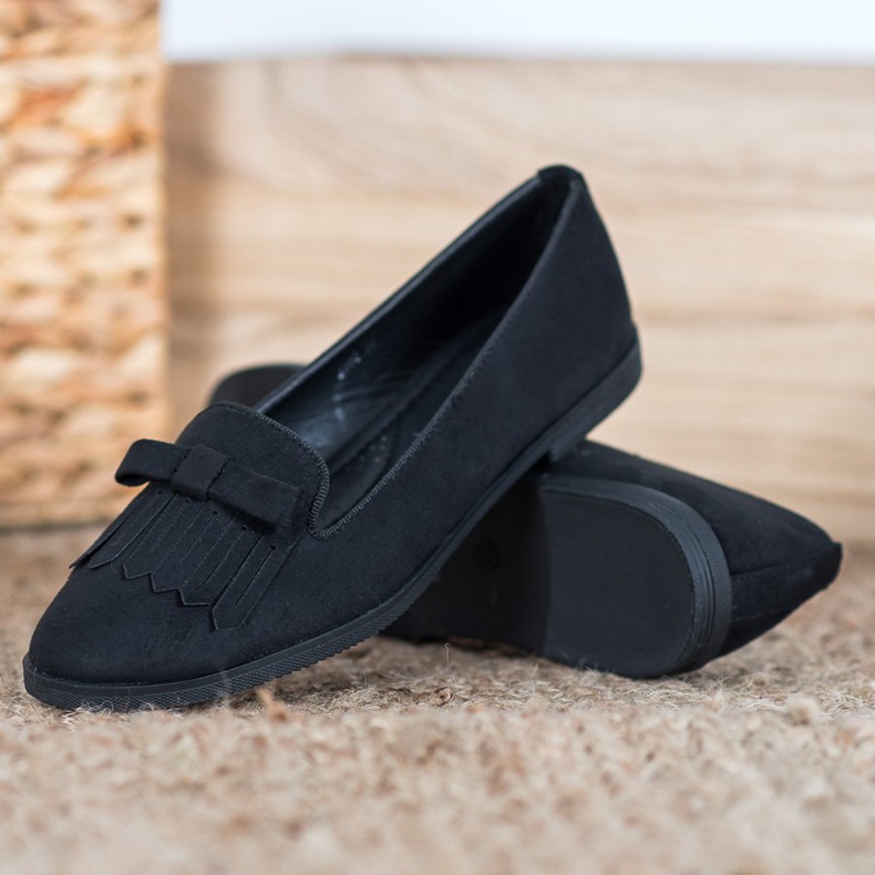 Coura Klassische Wildleder-Lords schwarz 1