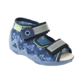 Befado gelbe Kinderschuhe 350P011 marineblau blau 1