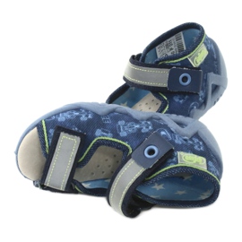 Befado gelbe Kinderschuhe 350P011 marineblau blau grau grün 5