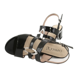 Caprice Sandalen Damenschuhe mit Verzierung 28208 schwarz 5