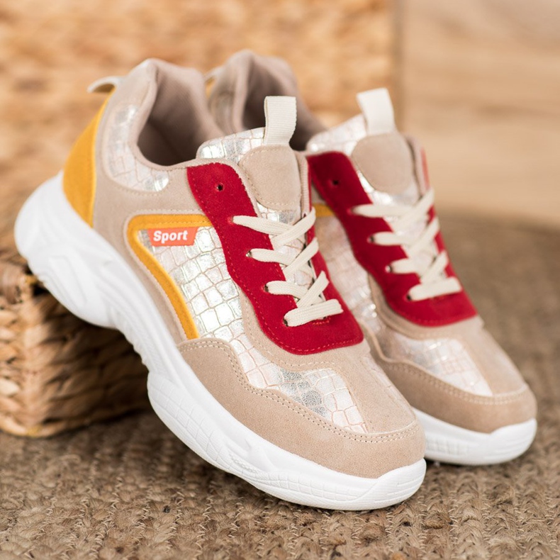 SHELOVET Sportschuhe aus Wildleder mehrfarbig 1