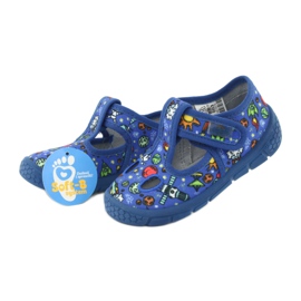 Befado Kinderschuhe 533P003 blau mehrfarbig 3