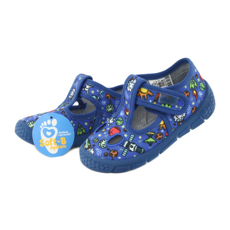 Befado Kinderschuhe 533P003 blau mehrfarbig 3