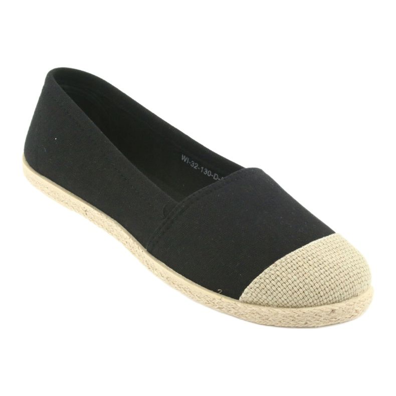 Wishot 32-130 Ballerinas Espadrilles schwarz 1