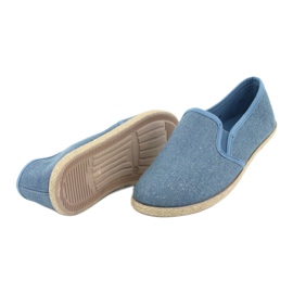 Wishot Damen-Espadrilles mit Glitzer 32-187 Blau 4