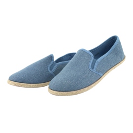 Wishot Damen-Espadrilles mit Glitzer 32-187 Blau 3