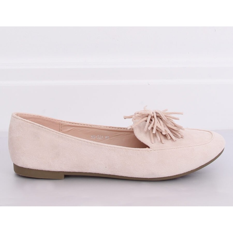 Damen Slipper beige und pink 99-72A Beige 1