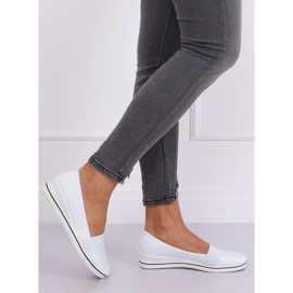 Weiße Keilballerinas S81B001 Weiß 1