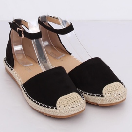 Schwarze Damen Espadrilles YSD810 Schwarz 1