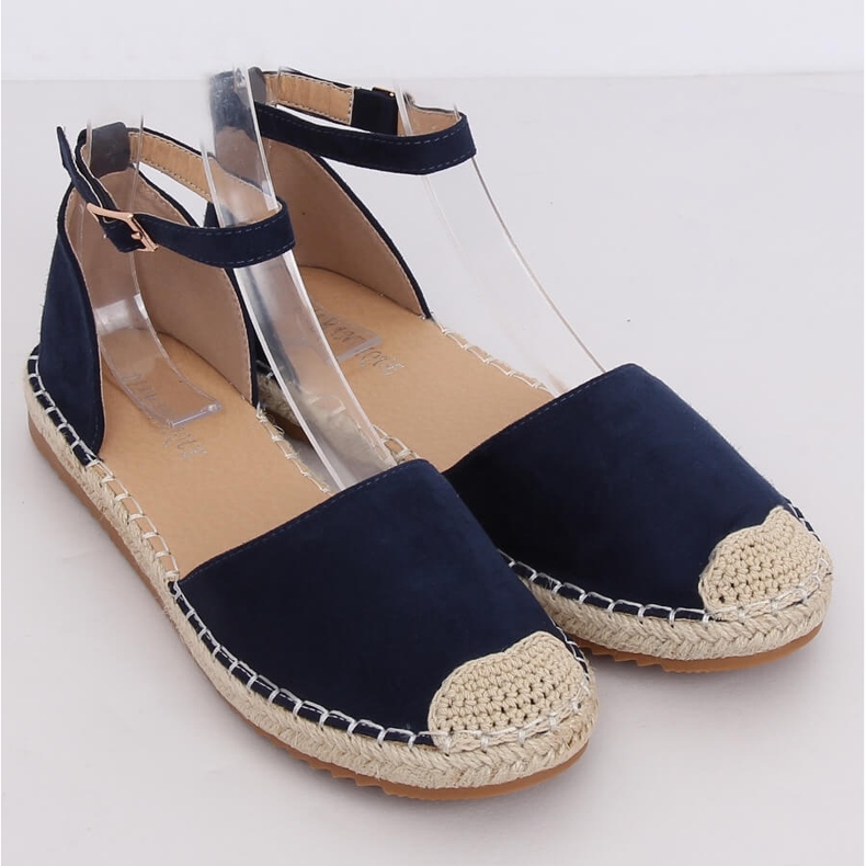 Marineblaue Espadrilles YSD810 Blau navy blau 1