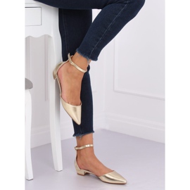 Ballerinas im Goldschliff MM-795 Gold golden 2