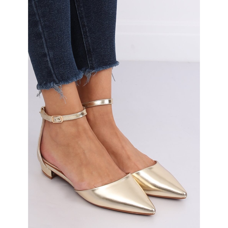 Ballerinas im Goldschliff MM-795 Gold golden 1