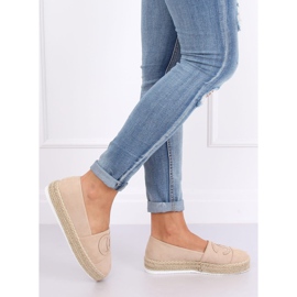Beige Espadrilles für Damen T341P Beige 2